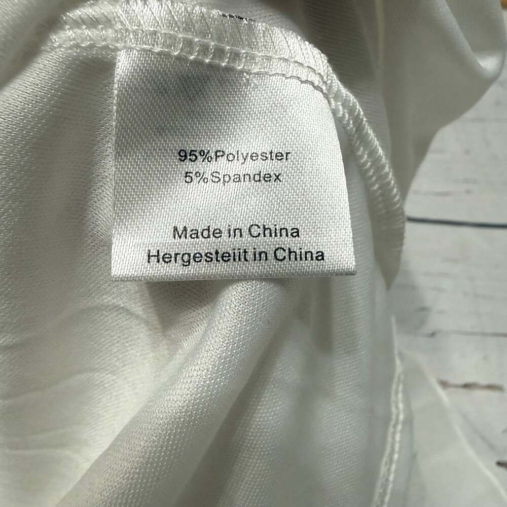 Woosea Women Pleated Dress White Size M Length knee - Picture 4 of 8